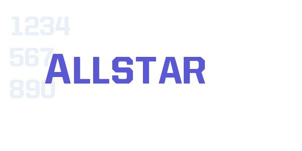 Allstar font free