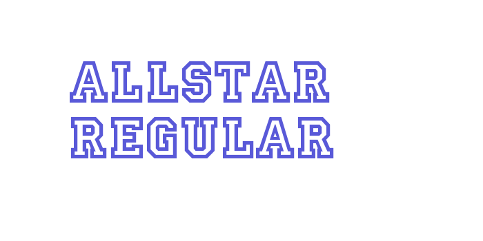 Allstar Regular Font Download