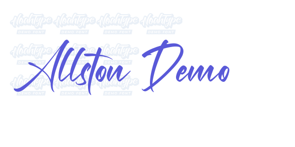 Allston Demo font free