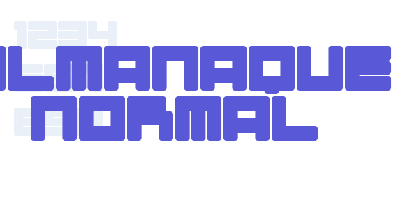 Almanaque Normal font free