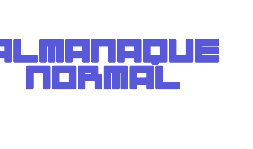 Almanaque Normal Font