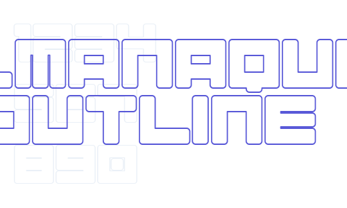 Almanaque Outline Font