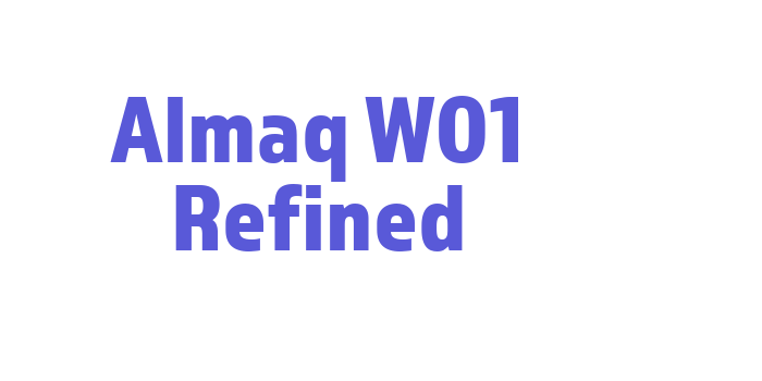 Download Almaq W01 Refined Font