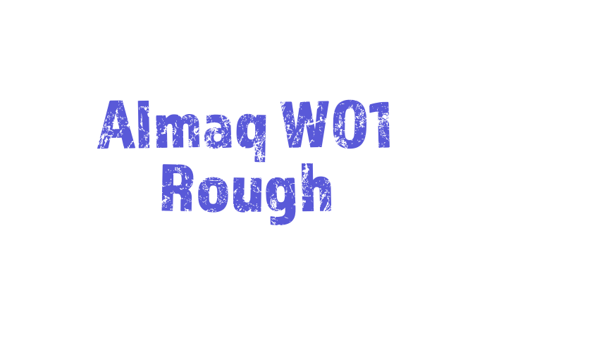 Almaq W01 Rough Font Download