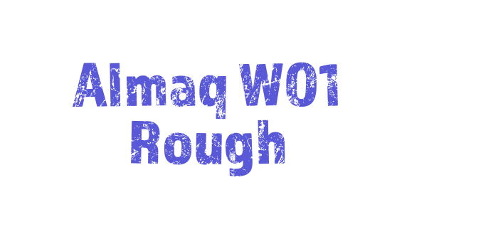 Almaq W01 Rough Font Download