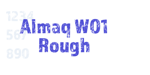 Almaq W01 Rough-font-download