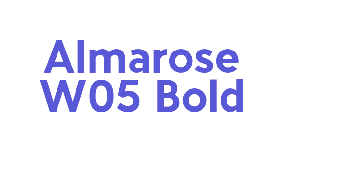 Almarose W05 Bold Font Download