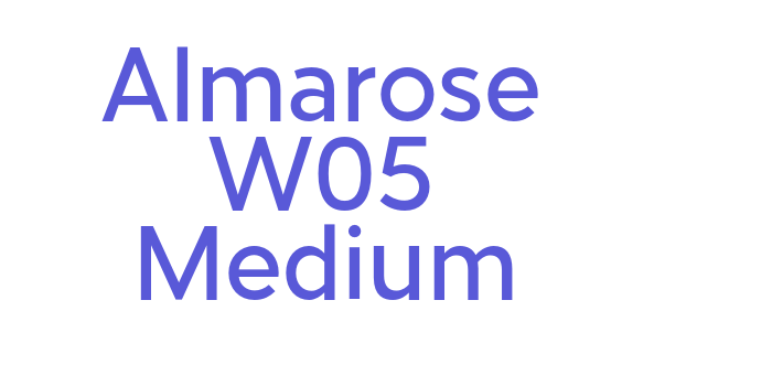 Almarose W05 Medium Font Download