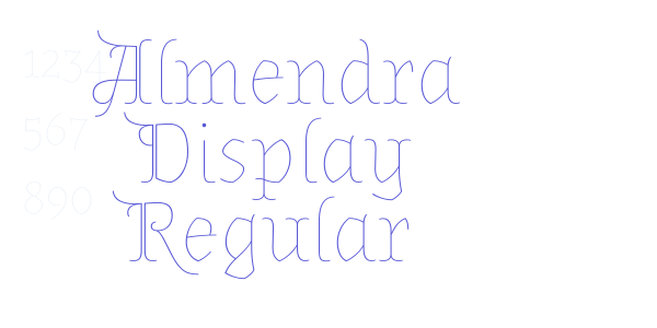 Almendra Display Regular font free