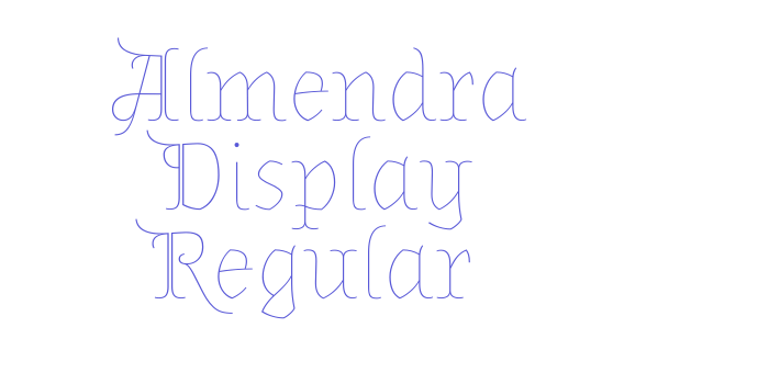 Almendra Display Regular Font Download