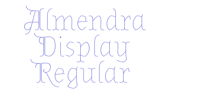 Almendra Display Regular Font