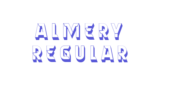 Almery Regular font