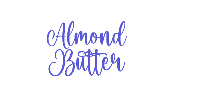 Almond Butter Font