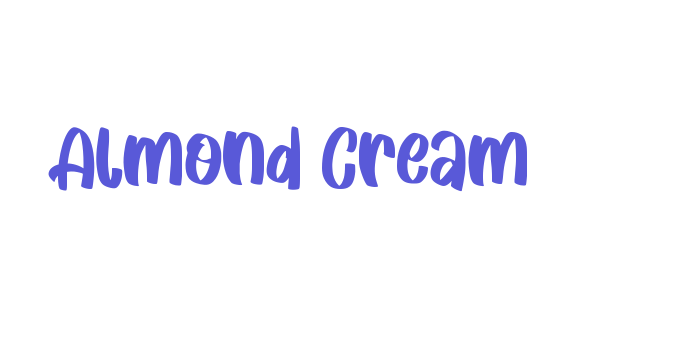 Almond Cream Font Download