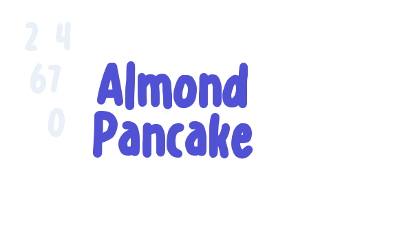 Almond Pancake font download