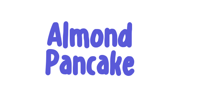 Almond Pancake Font