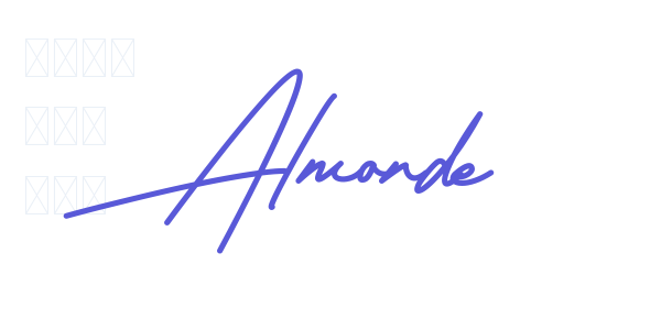 Almonde font free