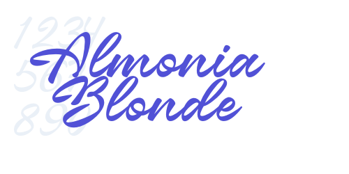 Almonia Blonde-font-download