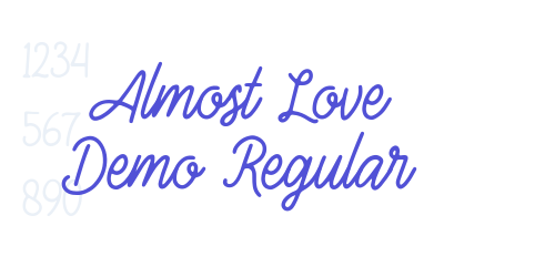 Almost Love Demo Regular-font-download