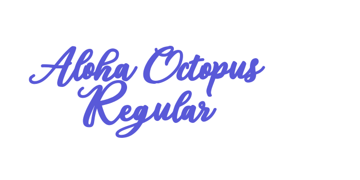 Aloha Octopus Regular Font Download