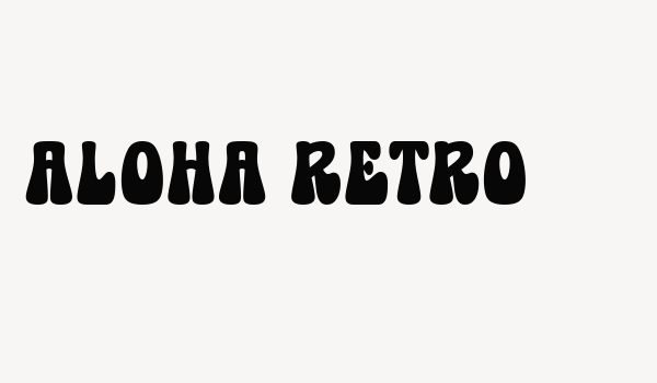 Aloha Retro Font