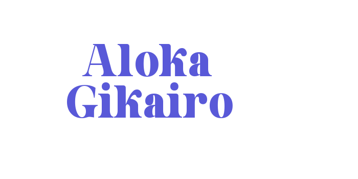 Aloka Gikairo Font Download