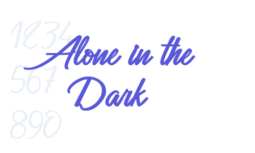 Alone in the Dark Font Download