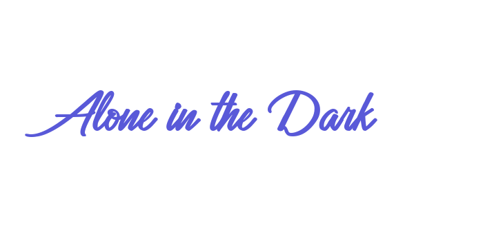 Alone in the Dark Font Download