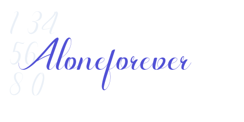 Aloneforever-font-download