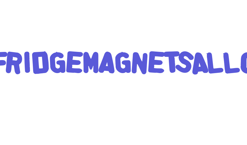 AlphaFridgeMagnetsAllCap Font Download