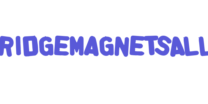 AlphaFridgeMagnetsAllCap Font Download