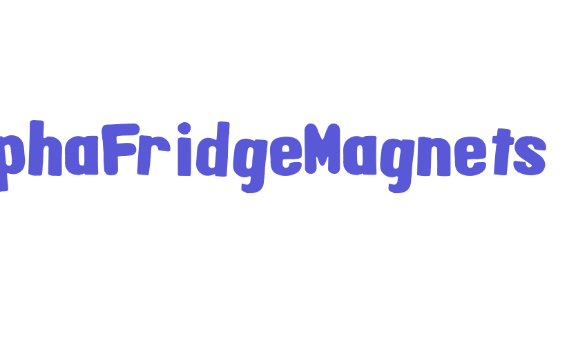 AlphaFridgeMagnets Font Download