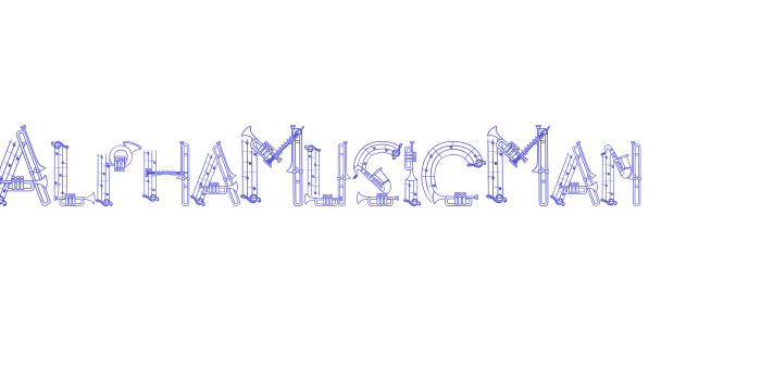 AlphaMusicMan Font Download