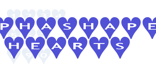 AlphaShapes hearts-font-download