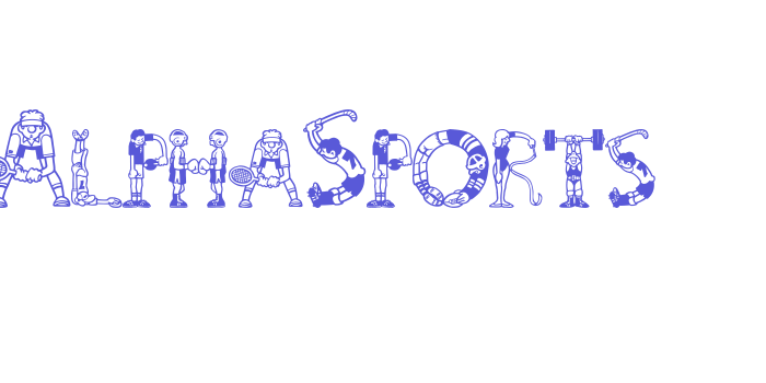 AlphaSports Font Download