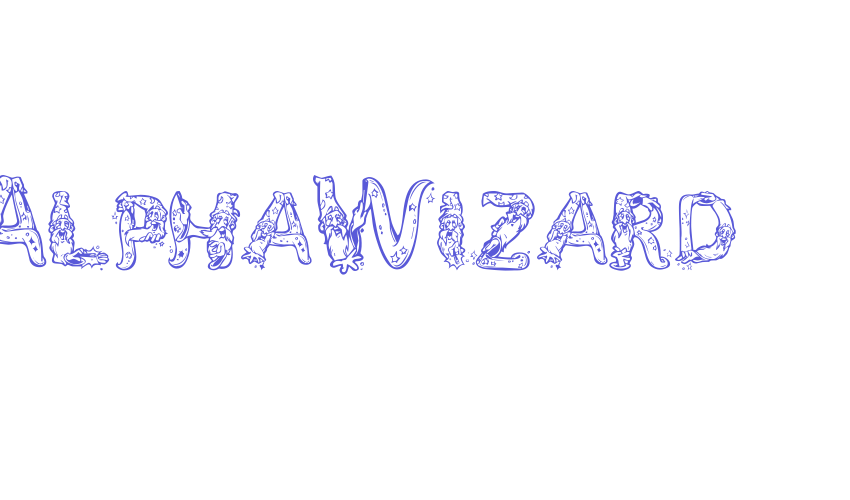 AlphaWizard Font