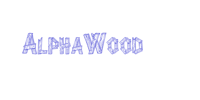 AlphaWood Font Download