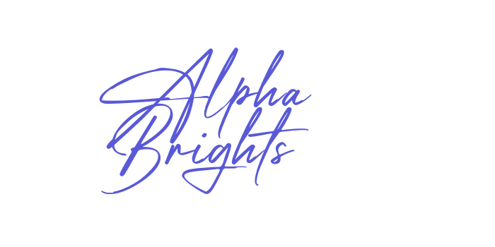 Alpha Brights Font Download