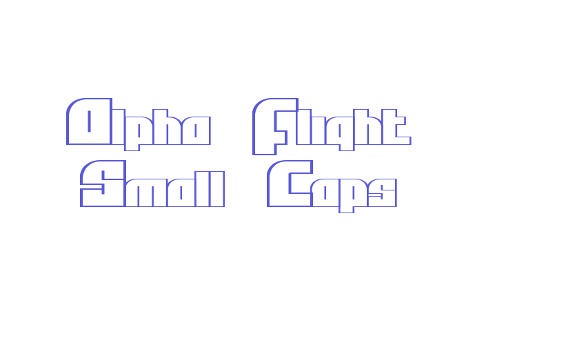 Alpha Flight Small Caps Font Download