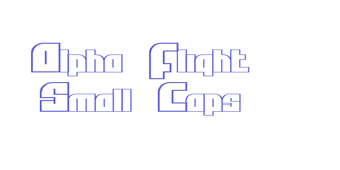 Alpha Flight Small Caps Font Download