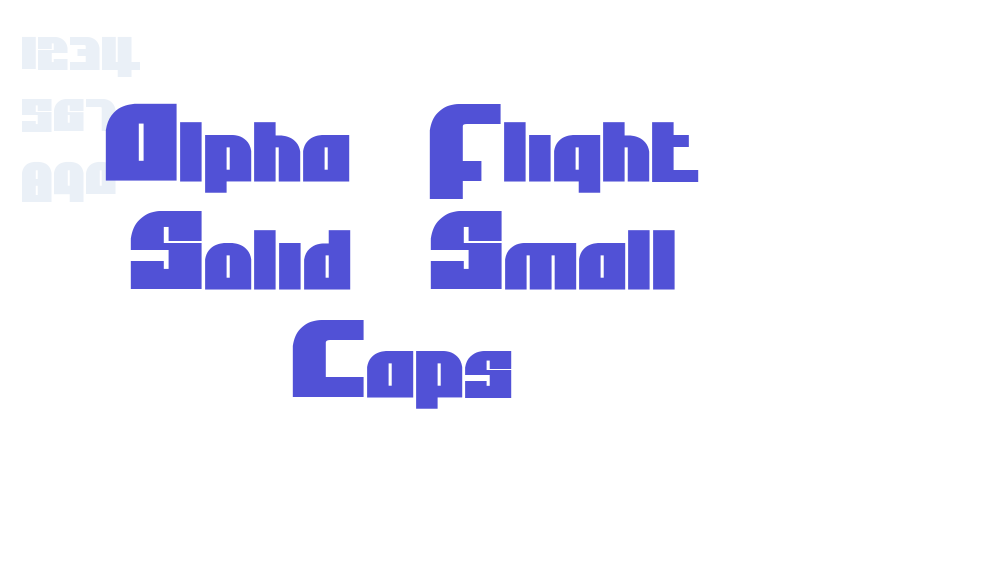 Alpha Flight Solid Small Caps-font-download