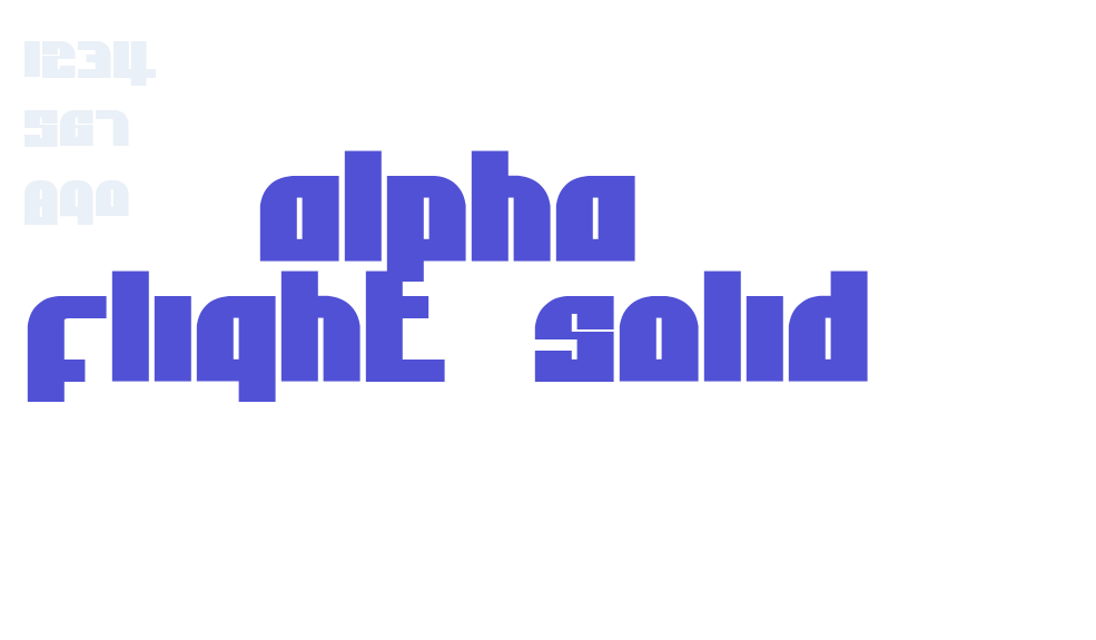 Alpha Flight Solid-font-download