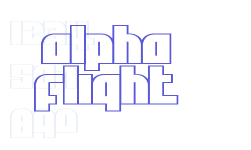 Alpha Flight Font Download