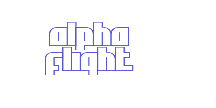 Alpha Flight Font Download