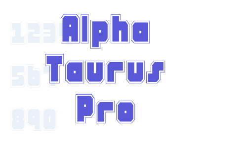 Alpha Taurus Pro Font