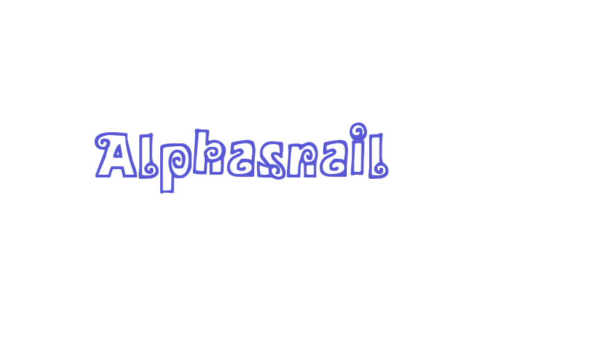 Alphasnail Font Download