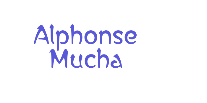 Alphonse Mucha Font Download