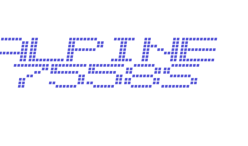 Alpine 7558S Font Download