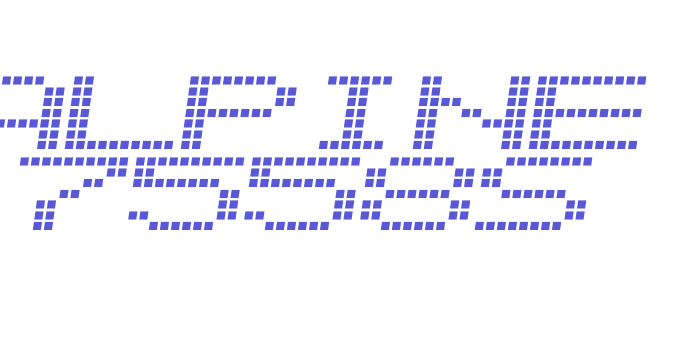 Alpine 7558S Font Download