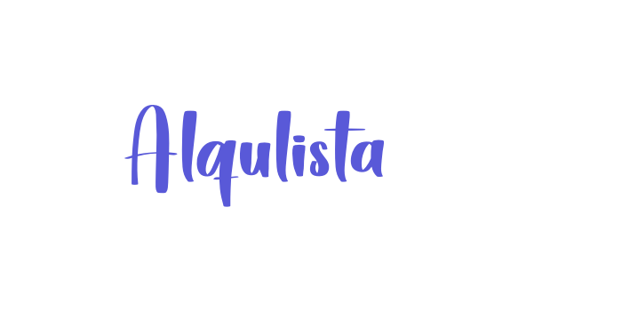 Alqulista Font